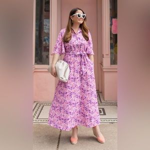 NWT Tuckernuck Betty Pink Floral Dress (still in original packing bag)